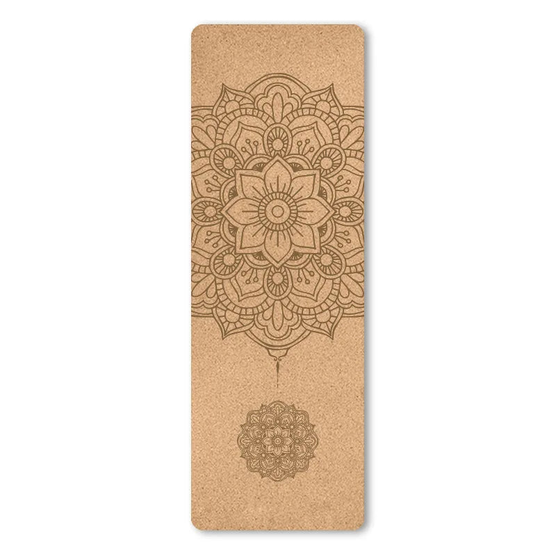 Yogamatte Kork Nature Fit Mandala