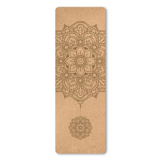 Yogamatte Kork Nature Fit Mandala